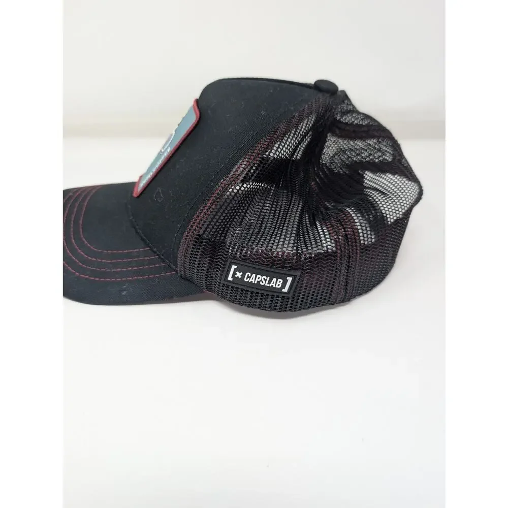 Capslab‎ Cocktails Irish Coffee Black Trucker Snapback Hat Streetwear Fun Skater